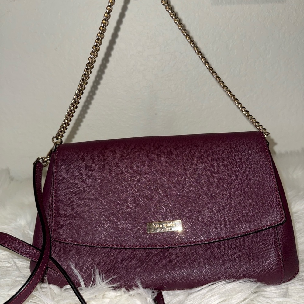 Kate Spade Burgundy Crossbody Bag